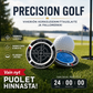 Precision Golf -viheriön korkeudenmittauslaite ja pallomerkki