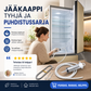 Jääkaappi tyhjä ja puhdistussarja