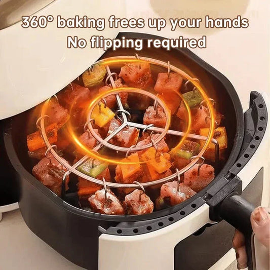 🔥 Vuoden 2026 hittituote!🔥Rajoitetun ajan ilmaiset palamissuojakäsineet🥩Ilmankuppiruohokebab-grilli + ilmaiset kuumuudenkestävät käsineet🍤