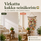 💗VIIMEINEN MYYNTIPÄIVÄ 50 % ALENNUS⚡YLI 50 000 KAPPALETTA MYYTY!!💮Virkattu kukka-seinäkoriste🖼️