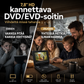 📺 7,8" HD kannettava DVD/EVD-soitin – suuri näyttö, ladattava ja yhteensopiva DVD/CD/USB/SD-korttien kanssa – täydellinen kotiin ja matkalle 🔥 -53%