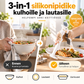 3-in-1 silikonipidike kulhoille ja lautasille