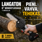 ⚡50 % alennus nyt! 🌳Langaton 6-tuumainen miniketjusaha 2 akulla🌲