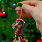 ⏳🔥50 %:N ALENNUS RAJOITETUN AJAN! ⏰🎄 Koiranpennun muotoiset joulukuusen koristeet 🐕🎁