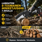 ⚡50 % alennus nyt! 🌳Langaton 6-tuumainen miniketjusaha 2 akulla🌲
