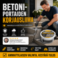Betoniportaiden korjausliima