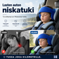 📢📢-50% !! ⏰Lasten auton niskatuki – Säädettävä pään tuki, estää pään roikkumista ja niskan kipeytymistä automatkoilla