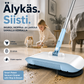Älykäs robottipölynimuri, jossa on moppi ja harja