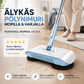 Älykäs robottipölynimuri, jossa on moppi ja harja