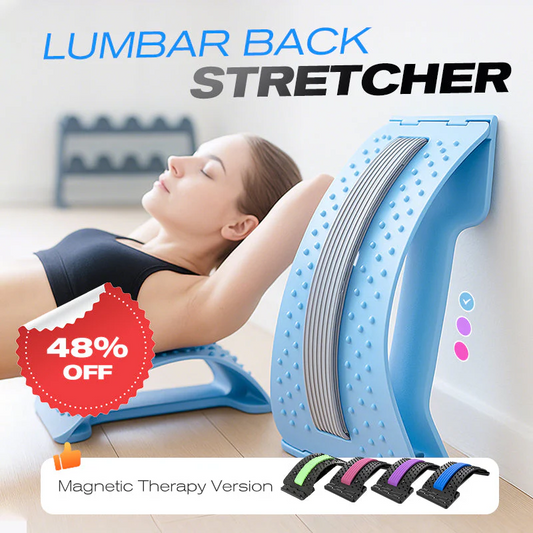 ⏰ SALE -50% ALOUUS🔥Magneettiterapia-Akupunktio-Hieronta-Lannerangan Venytin