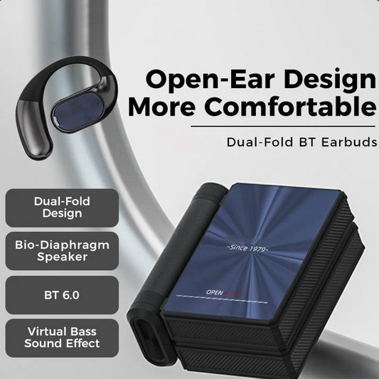 Langattomat Bluetooth 6.0 -korvakuulokkeet, joissa on melunvaimennus, 145 tunnin akunkesto ja IPX5-luokan vedenkestävyys