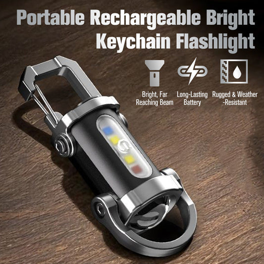 🔦 Ladattava avaimenperä-taskulamppu – 300 lumenia, USB-C-lataus ja kompakti, särkymätön muotoilu päivittäiseen käyttöön (EDC)