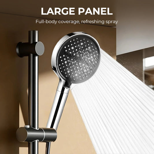 🚿 50 %:N ALENNUS! 💧 Säädettävä korkeapaineinen suihkupää – kääntyy 360°, helppo puhdistaa ja sopii vakiomallisiin suihkuihin ✨