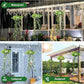 💎50 %:n alennus✨🔥Aurinkokäyttöinen riippuvalaisin milangrassista🌿Luo oma viihtyisä puutarhasi💡