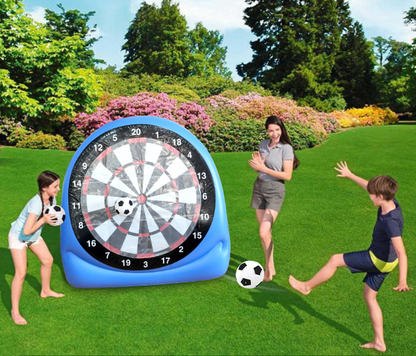 ✨ 50 %:n alennus + ilmainen toimitus 🔥 Ilmapallon muotoinen puhallettava darts-maalitaulu, jättikokoinen maalitaulu, mukana 2 jalkapalloa ja ilmapumppu, asennetaan 3 minuutissa, ihanteellinen suuriin peleihin puutarhassa