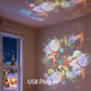 ✨ Pyörivä LED-projektori dynaamisilla valoefekteillä – yli 50 000 kappaletta myyty! 🌀💞 Muuta tilasi värikkäillä valoilla!