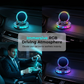📱RGB-autopuhelinteline✅Automaattinen kiinnitys ja langaton lataus | Turvallista ajamista yhdellä kädellä🚗