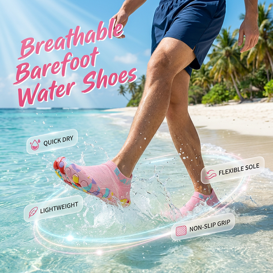 ⚡50 % ALENNUS! 🏖️ Kevyet Barefoot-vesikengät – luistamattomat, nopeasti kuivuvat ja täydelliset rannalle ja kuntoiluun 💦