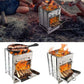 Taitettava grillausritilä ulkoilma- ja retkeilykäyttöön 🔥 Grillaa missä ja milloin tahansa 🍖