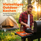 🔥 Silikoninen sivuteline grillille ja planchalle – lämmönkestävä, pestävä ja sopii mausteiden, ruokailuvälineiden ja ruoan valumisen keräämiseen 🍖🧂