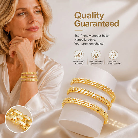 ✨ RAJOITETUN AJAN 50 %:N ALENNUS! ✨ Geometrinen lenkkirannekoru – minimalistinen, moderni, siro 🔷