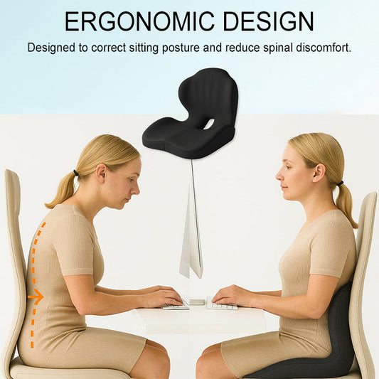 💺 50 %:n alennus 🌿 Ergonominen istuintyyny 2026 – Optimaalinen lannerangan tuki, muotomuovivaahto ja mukavuus toimistossa ja autossa 🧘‍♂️