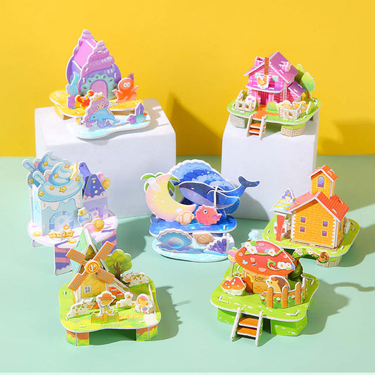 3D-palapeli-leikkisetti