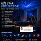 ✨🌌 50 %:N PIKATARJOUS! Plug-and-Play-tyyppinen HD-tähtiprojektori – yli 50 000 käyttäjää, 3 W, 12 m², 2,8 m:n etäisyys, ihanteellinen makuuhuoneeseen ja taivaallisen tunnelman luomiseen 🌟
