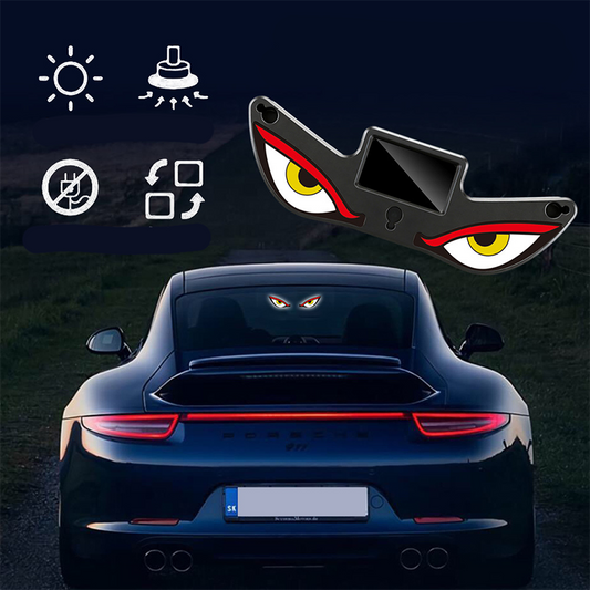 📢📢50 %:n alennus!! ⏰Aurinkokäyttöinen ”Devil’s Eye” -LED-varoitusvalo autoon