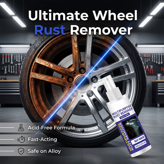 Kiillotus- ja ruosteenpoistospray autoille ja työkaluille