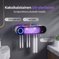 Älykäs UV-hammasharjadesinfiointilaite ja seinäteline