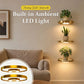 🍀RAJOITETUN AJAN 50 %:N ALENNUS! ✨Leijuva seinähylly, jossa on integroitu tunnelmallinen LED-valo