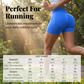 Saumattomat persikanväriset hip-fitness-shortsit
