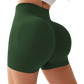 Saumattomat persikanväriset hip-fitness-shortsit