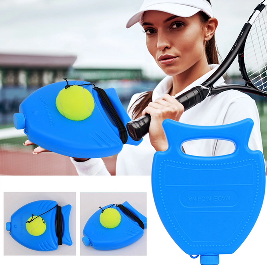 Kannettava tennispallon heittolaite yksinpelaajille