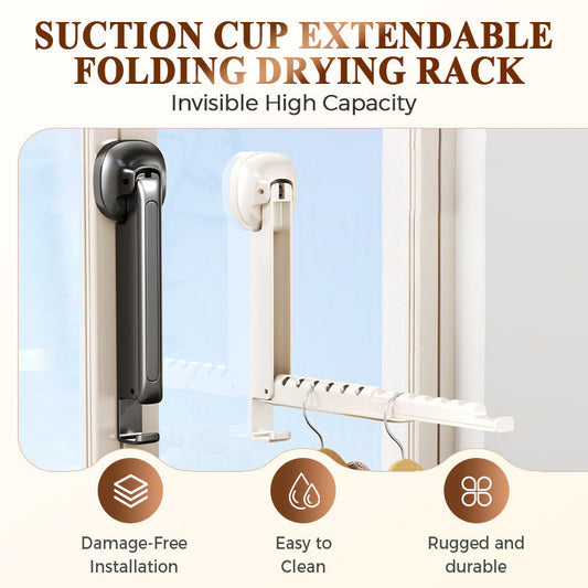 🔥Ajankohtainen 50 %:n alennus⏰️Imukupilla varustettu pidennettävä taittuva kuivausteline