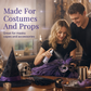 Helmiäiskiiltoinen Halloween-pukusuihke