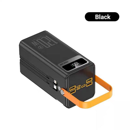 🔋 60 000 mAh:n suurikapasiteettinen varavirtalähde LED-valolla