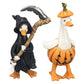 🎃Kyllästynyt halloween-koristeisiin?🎃 Pelottavien ankkojen sarja – Käsinmaalatut, 5 hahmoa, säänkestävät – Hyllyille, työpöydille ja ulkokäyttöön! 🦇