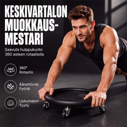 💪50 %:N ALE🏃‍♀️ Polvituella varustettu vatsarulla – tehokkaaseen vatsalihasten harjoitteluun