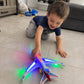 ✈️ DESCONTO DE 50% POR TEMPO LIMITADO! 💡 Modelo de avião elétrico com som e luzes LED – Interativo, apelativo, resistente ✨