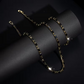 ✨ 50% DE DESCONTO! Conjunto de joias brilhantes para homem – colar e pulseira com zircónio cúbico, estilo Street Luxe