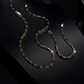 ✨ 50% DE DESCONTO! Conjunto de joias brilhantes para homem – colar e pulseira com zircónio cúbico, estilo Street Luxe