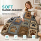 🐾🛋️Erittäin pehmeä flanellipeitto | Söpö tilkkutyyli🧶