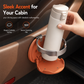 Universal Foldable Car Cup Holder with Hook, Space-Saving Vehicle Drink Holder for Bottles, Coffee Cups & Tumblers