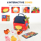 🎁2026 New Arrivals 50% OFF💥Interactive Plush Farm House Toy Set for Kids – 6 Exploration Zones, Adorable Animal Puppets & Portable Storage Design – Learn, Play & Grow ✨