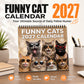 2027 Funny Cats Wall Calendar【Buy More Save More】
