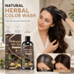🌿 NYT 50 % ALENNUS! Herbal 3-in-1 Hair Dye Shampoo – luonnollinen peitto harmaille juurille, inkivääriä ja ginsengiä – täyteläinen väri 15 minuutissa ✨