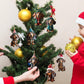 ⏳🔥50 %:N ALENNUS RAJOITETUN AJAN! ⏰🎄 Koiranpennun muotoiset joulukuusen koristeet 🐕🎁