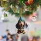 ⏳🔥50 %:N ALENNUS RAJOITETUN AJAN! ⏰🎄 Koiranpennun muotoiset joulukuusen koristeet 🐕🎁